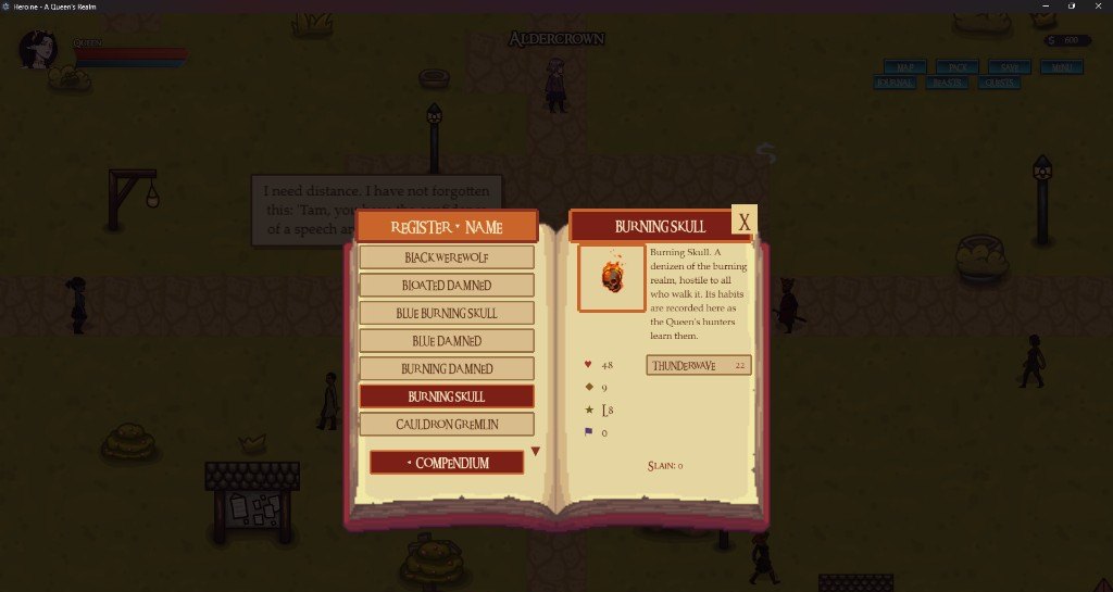 Beasts bestiary